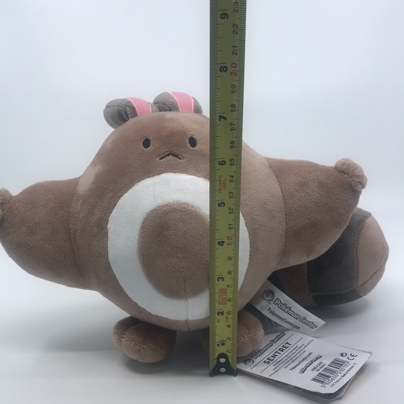 Pokémon Center Sentret Plush Sitting NWT - Picture 6 of 7